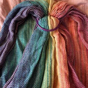 Apple Blossom Wovens semi custom ring sling